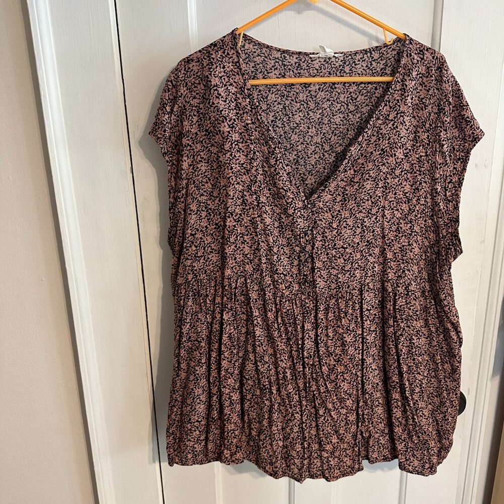 | CASLON | Floral Peach Tunic